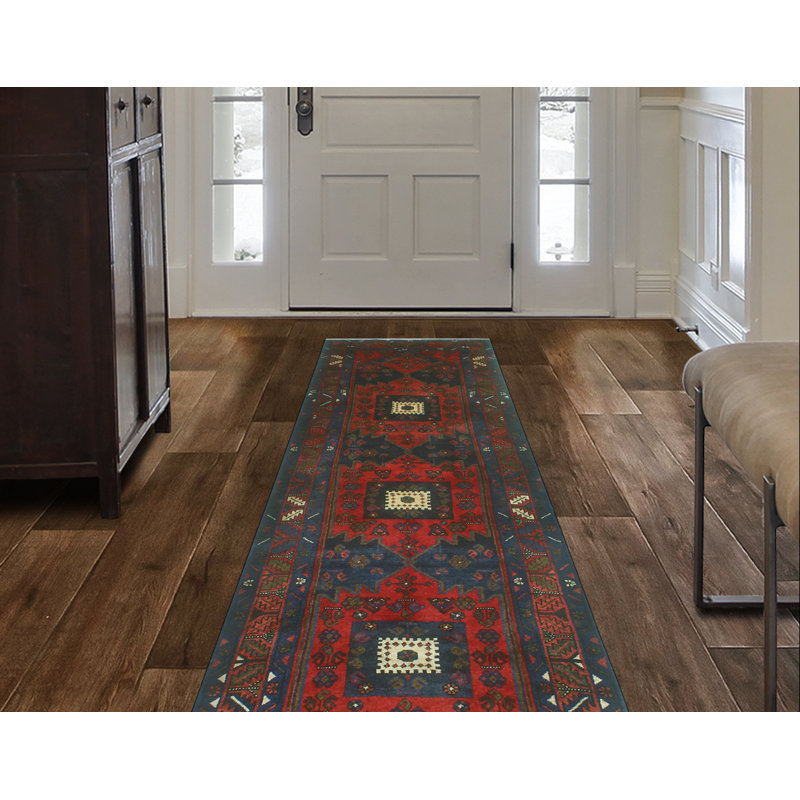 Nisrin One-of-a-Kind 3'6" X 10'9" 1980s Runner Wool Area Rug