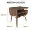 Table de chevet à deux tablettes Boyd Sleep Ragusa-1441573723