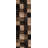 Sontania Collection Modern Abstract Runner Rug -Brown-82207555