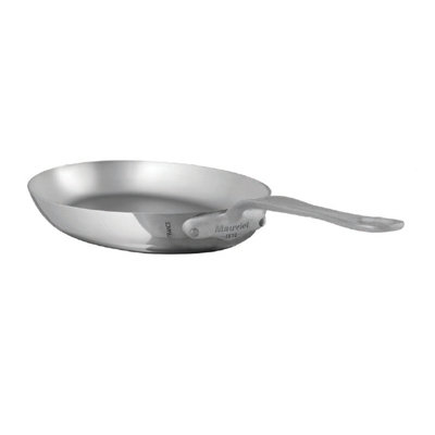Poêle à frire ovale 5 plis Bad M'Cook SB de Bad Mal avec poignée en acier inoxydable brossé 13,5 po x 9,1 po