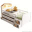 Lit mezzanine en bois avec lumières DEL-108933483