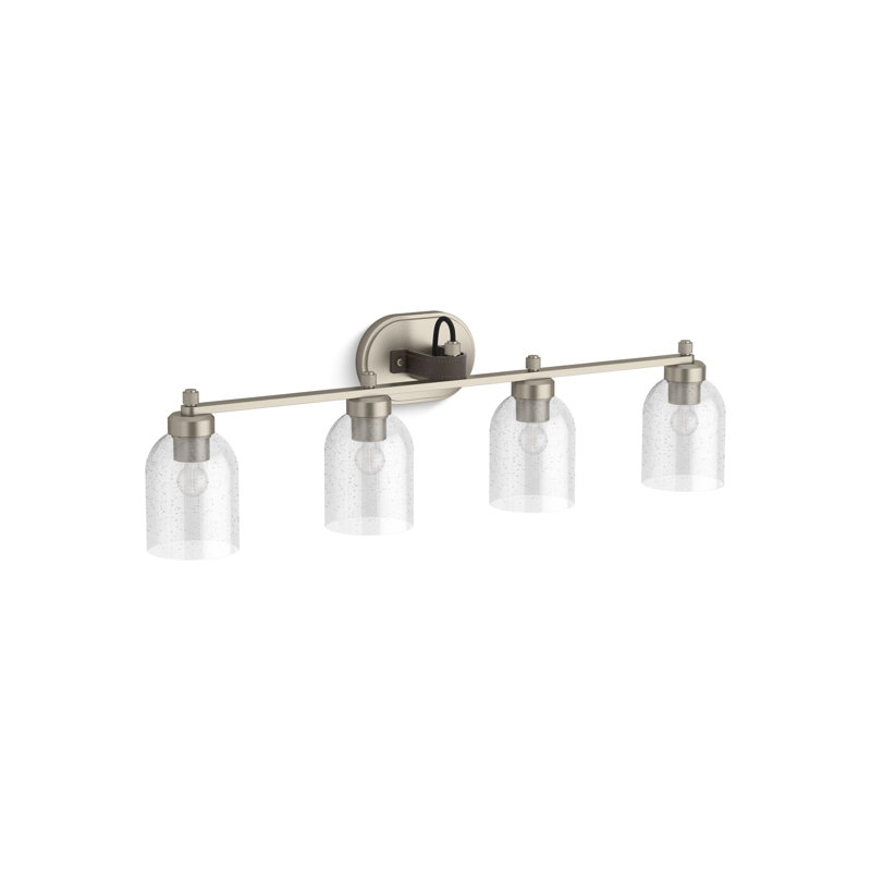 Tannage Four-Light Sconce, Brushed Nickel