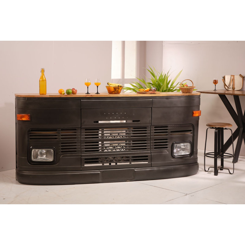 Coldstream Wooden Dark Brown Bar Table