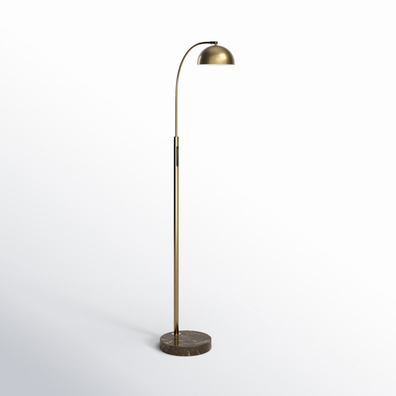 Badlingham 57.75'' LED Arched Floor Lamp