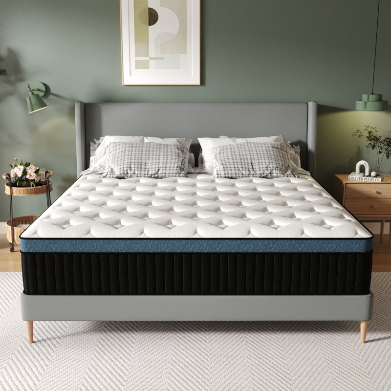 Matelas hybride moyen Alwyn Home Timera, Très grand lit, 12"