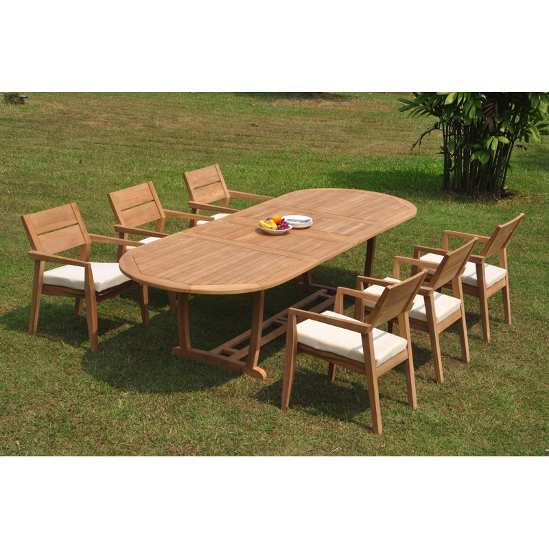 Ensemble de salle à manger 10 personnes Crewellwalk, H 30,5 po x L 117 po x l 40 po, Ensemble de 10