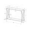 Versatile 2-Tier Console Table for Entryway, Sofa Side, Living Room, and Bedroom with Contemporary and Modern Design-681839164