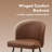 360°Swivel Barstool Counter Height Barstools with Back-1254449362