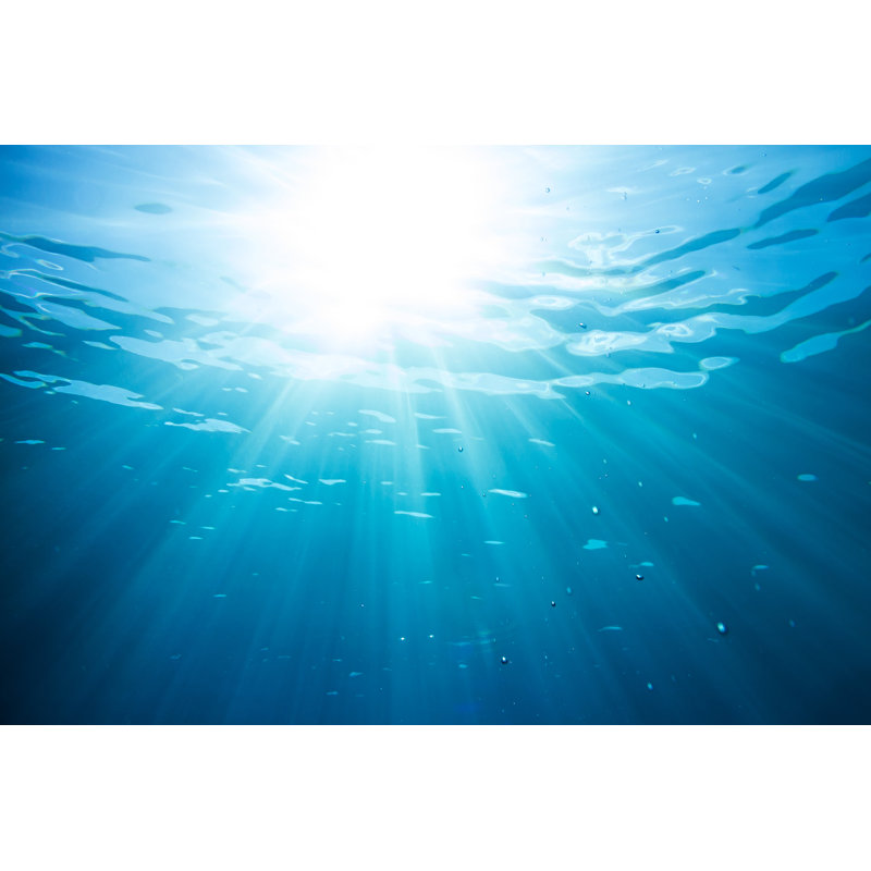 Ocean Water by Grafner - Wrapped Canvas Print, 61cm H x 91cm W x 3.8cm D