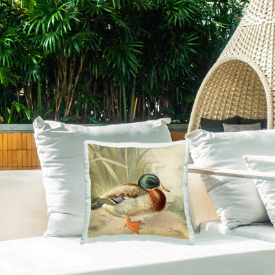 Coussin Mallard Duck Scene