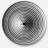 Black and White Optical Illusion - Modern Wall Clock-944672552