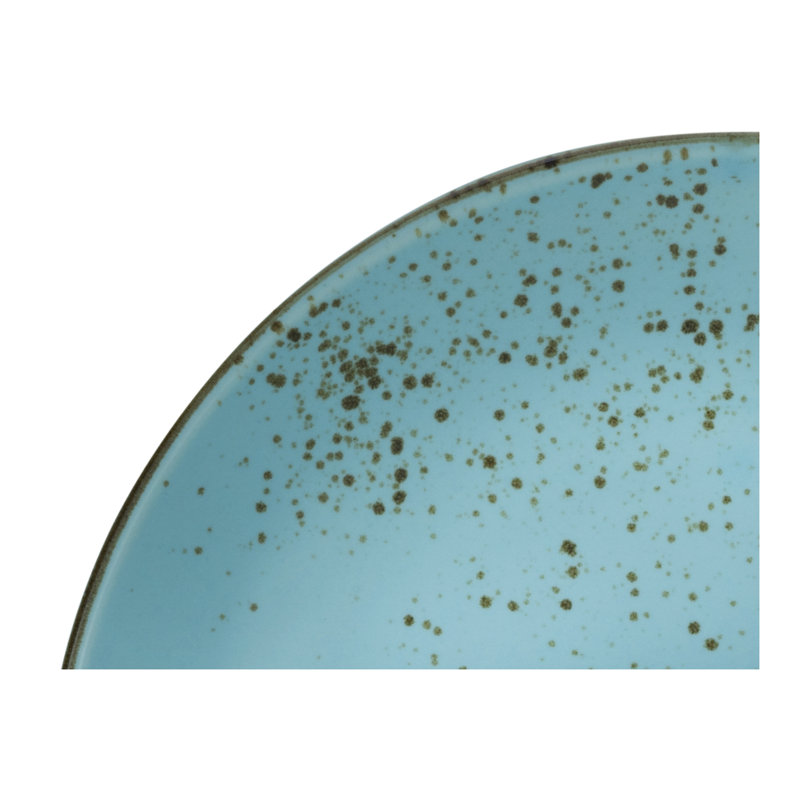 12-Piece Nature Collection Stoneware Crockery Set For 4 People, Blue/Gray