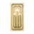 Piranavan Steel Candle Wall Light-997919247