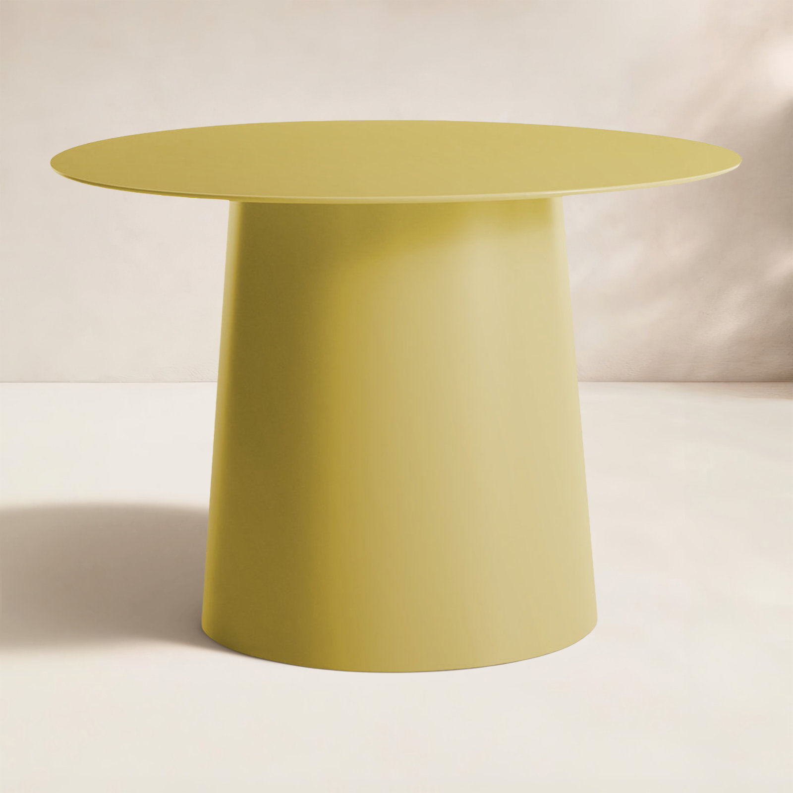 Circula Single End Table, 16" H x 24" W x 24" D, Oxblood