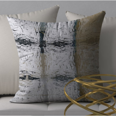Warm Effervescent Square Pillow Cover & Insert