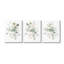 «Herbal Botanicals Pattern Single Photo Frame» par Roozbeh, 3 pièces sur toile-323956600-323215213