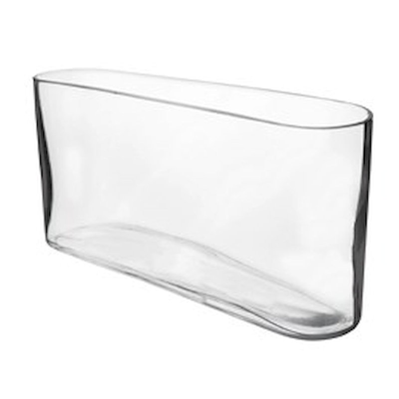 Vase de table en verre transparent Lakeville 4,75 po