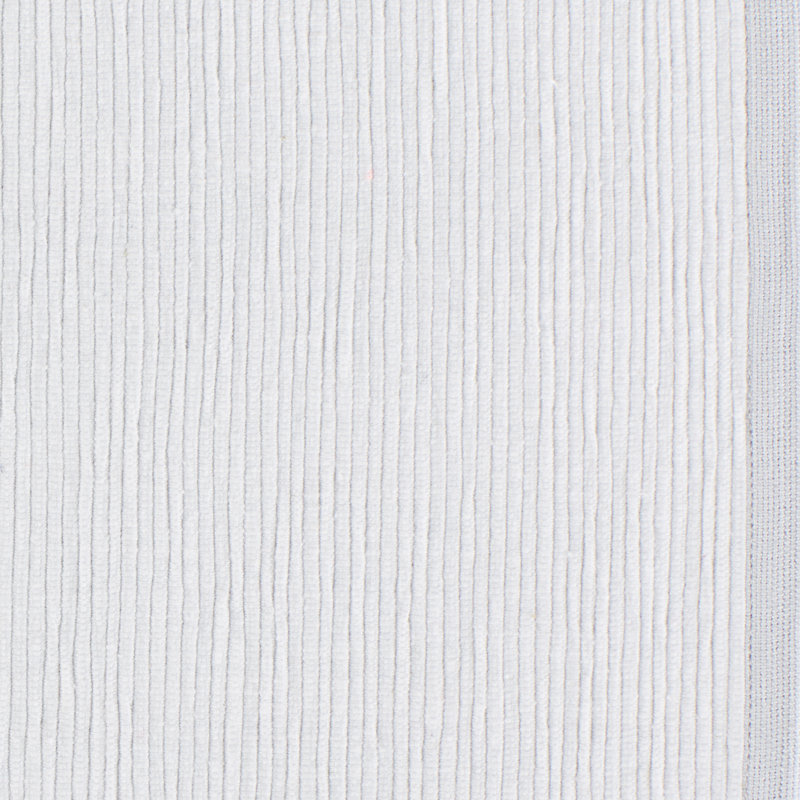 Napperon en coton côtelé 13 po, White