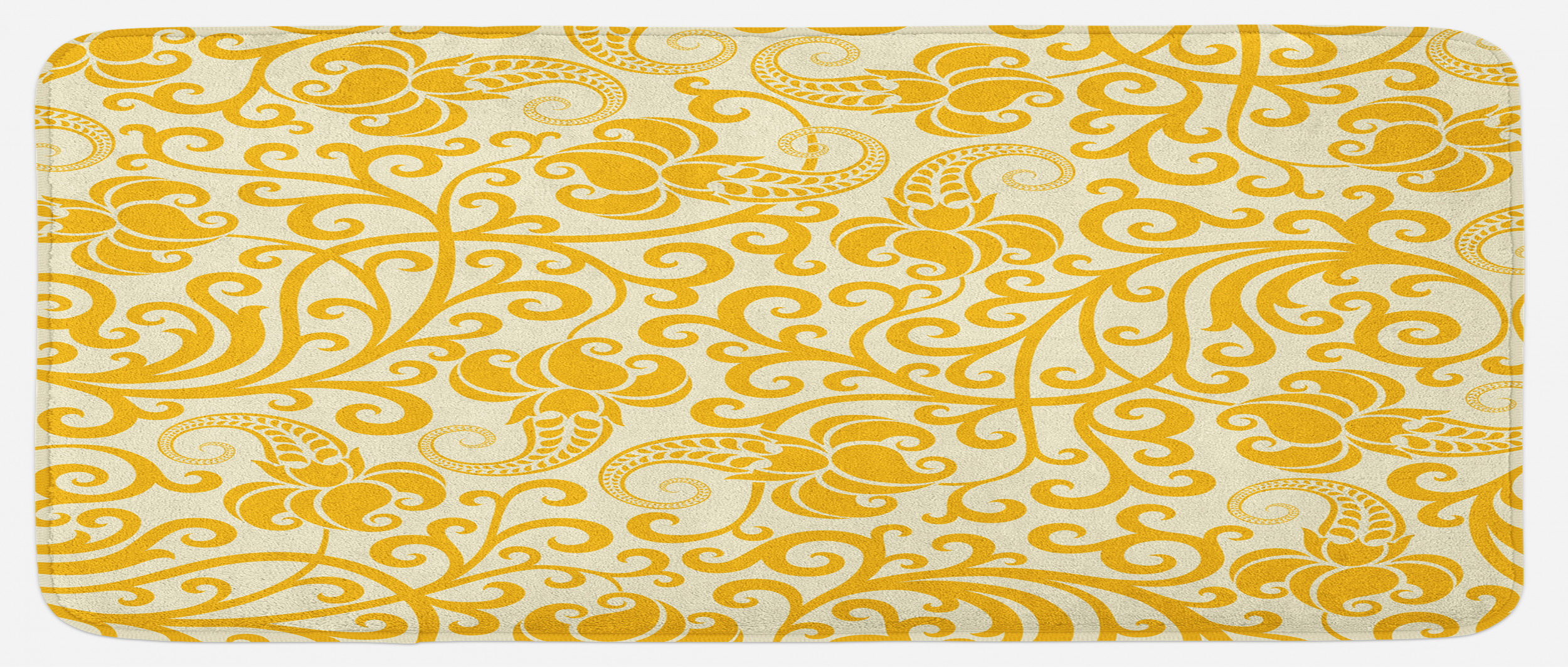 East Urban Home Art Nouveau Kitchen Mat | Wayfair