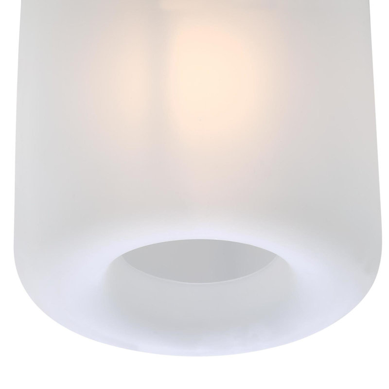 Plafonnier semi-encastré Judd, Givré, Laiton champagne
