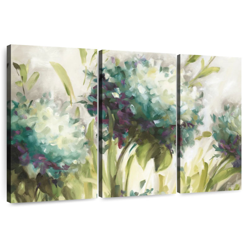 Harnek Hydrangea Field I, 20" H x 33" W