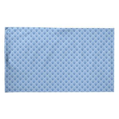 Torchon à motif géométrique inversé