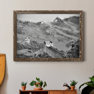 Great Wall Fog - reproduction de photo sur toile encadrée