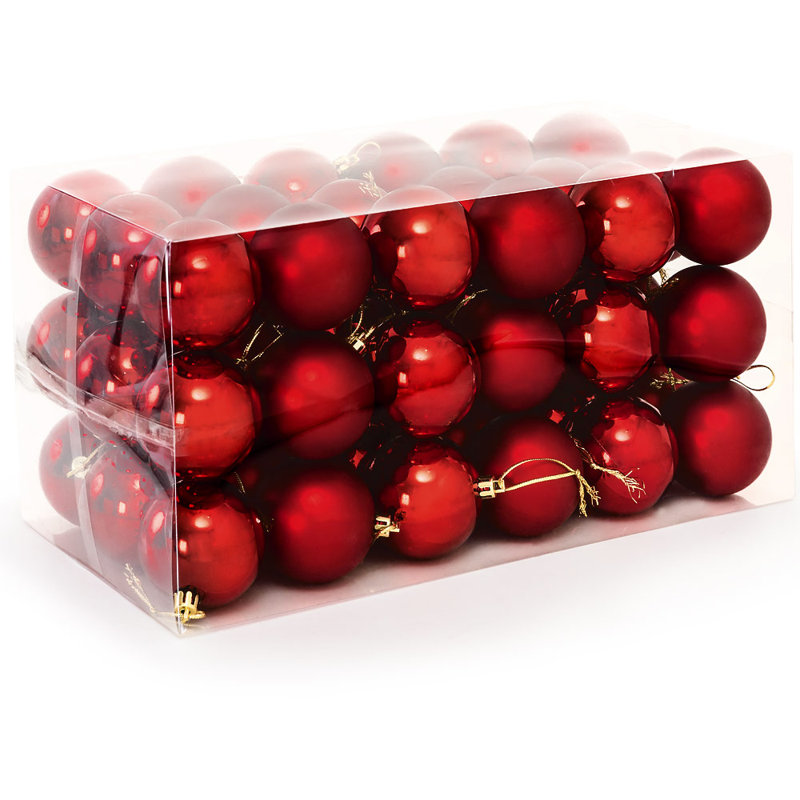 5.8cm Bauble, Red
