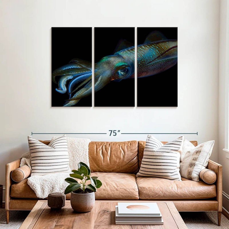 Bigfin Reef Squid, H 36 po x l 57 po