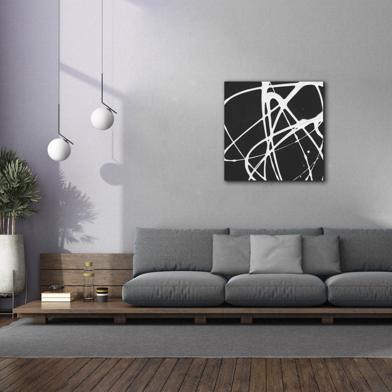 'Tumbling Down 2'  by Moira Hershey Canvas Wall Art, 37" H x 37" W x 1.5" D