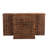 Eclectic Solid Wood Carved Serving Bar Cabinet
