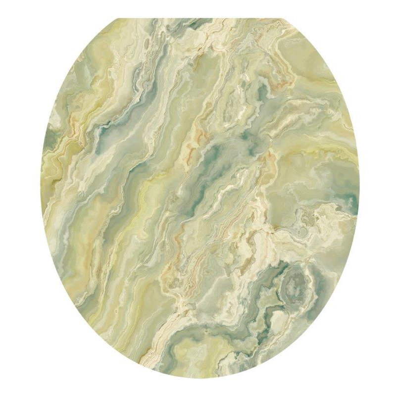 Décalcomanie de siège de toilette Onyx Stone, Rond