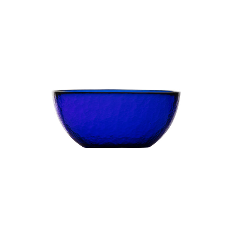 Los Cabos Glass Dinnerware 6" / 21oz. Cereal Bowl, Cobalt