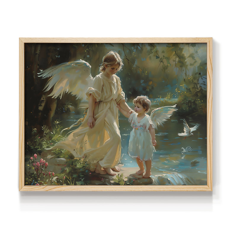 Faune - XLIX - Reproduction encadrée - Restickable, H 11 po x l 14 po, Naturel