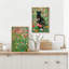 Gustav Klimt, chat noir dans un champ de fleurs sauvages, art moderne boho moderne-102833231-102833229