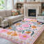  Tapis lavable floral rétro avec envers antidérapant Kaldi-1614553780