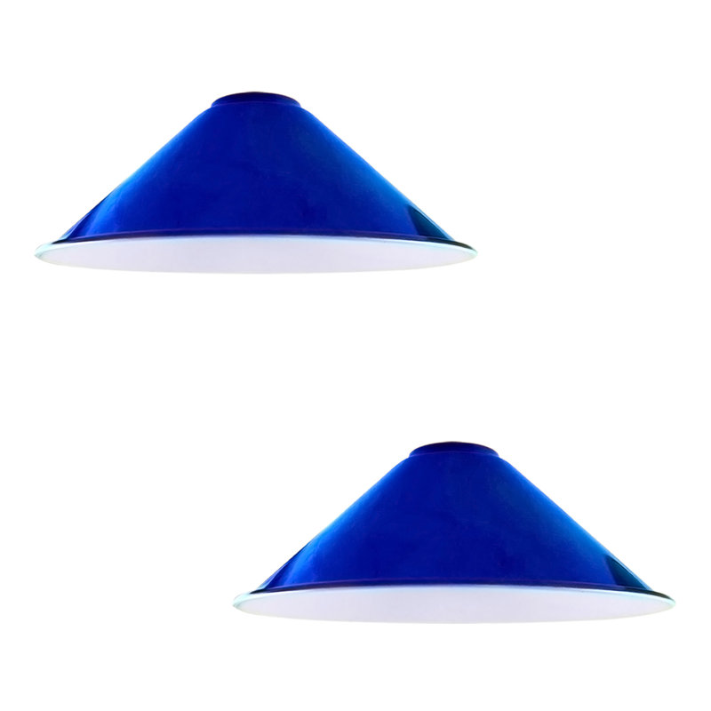 Nikias 10cm H Metal Cone Shape Lamp Shade ( Uno ), Navy