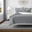 Ensemble de housse de couette en coton gris Shay-109897203