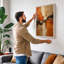 Earth Divided Abstract - Wrapped Canvas-524698688-524699582