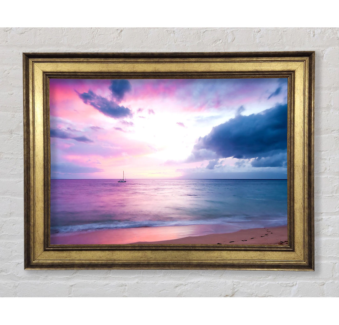 Gerahmtes Wandbild Twilight Pink