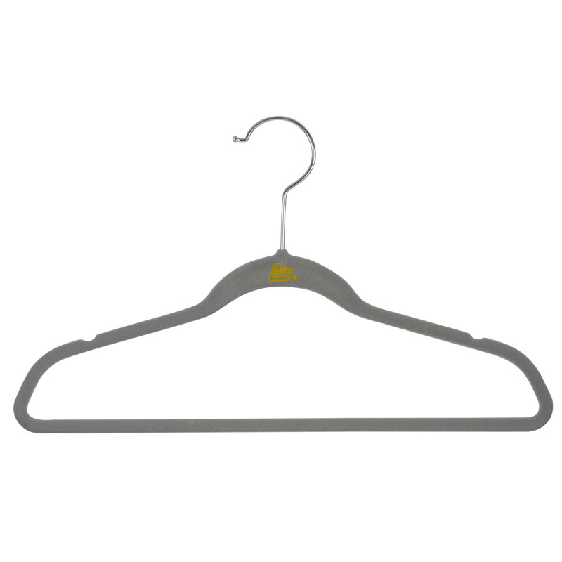 Cintre en plastique antidérapant pour enfant / robe / chandail Timothy, Gris clair, 25