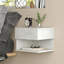 Welshire 40cm W Manufactured Wood Bedside Table