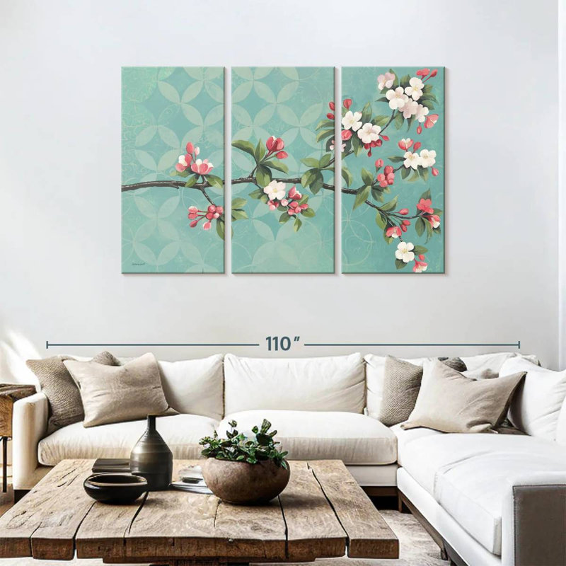 Harnek Cherry Blossoms III, 48" H x 74" W