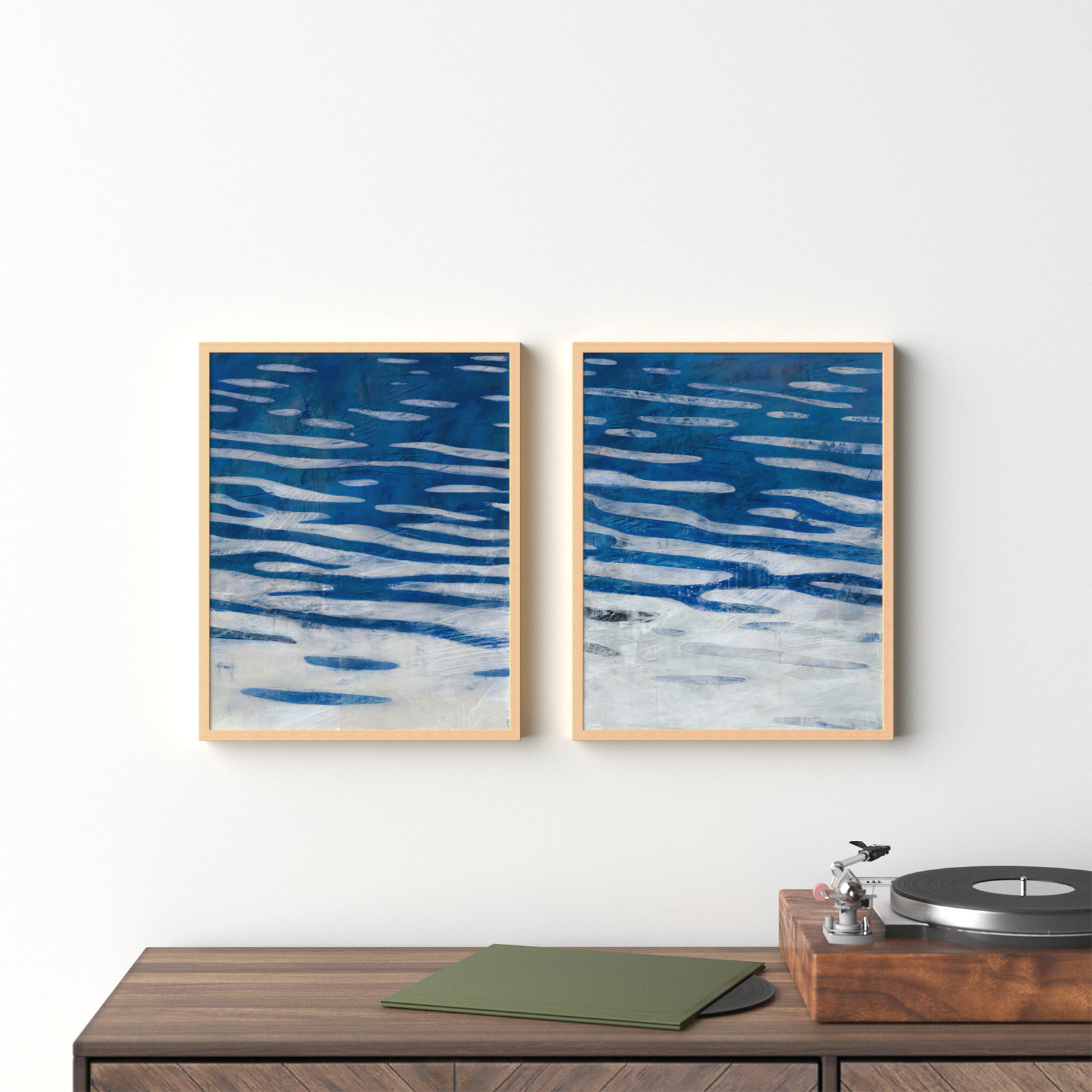 Radley "Oceanview" Print by Ivo Stoyanov, Brown Framed, 20" H x 32" W x 1.25" D