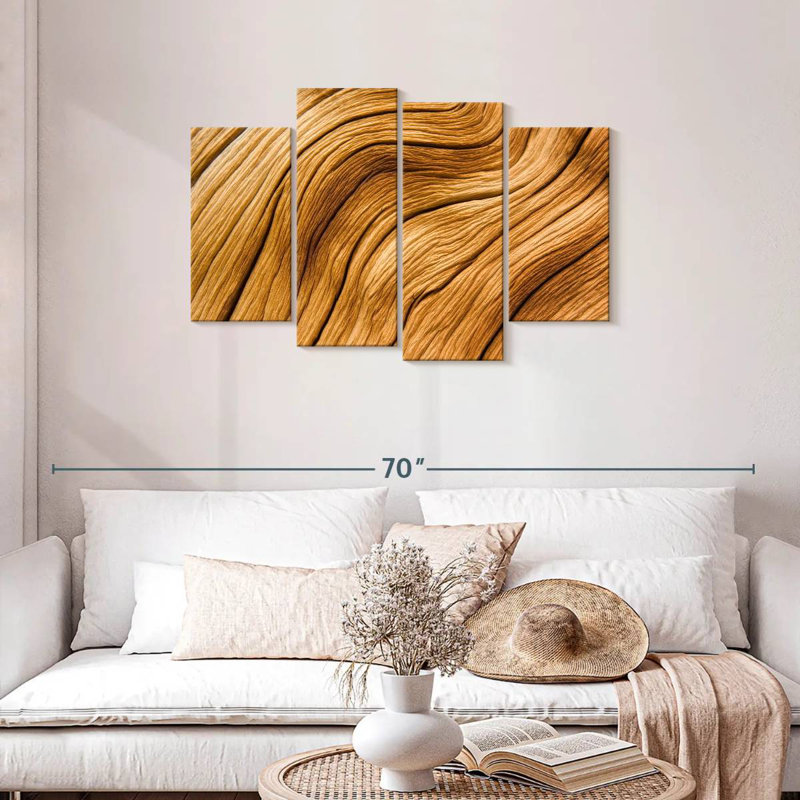 Avery Pine Tree Bark Abstract, 27" H x 43" W