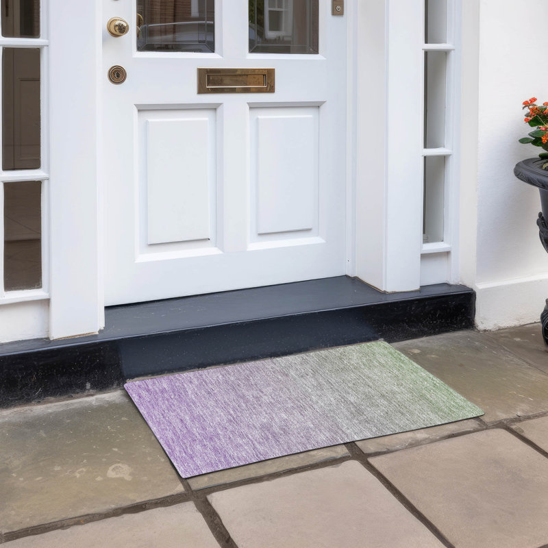 Tapis intérieur / extérieur Zoiea, Rectangle 1 pi 8 po x 2 pi 6 po