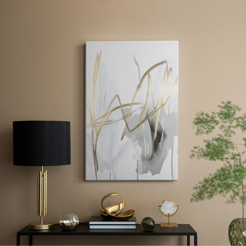 Série ABSTRACT DCCLX - Toile tendue avec châssis de qualité supérieure - Prêt à être accroché, H 18 po x l 12 po