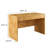 Hudson 2-Drawer Burl Wood Desk