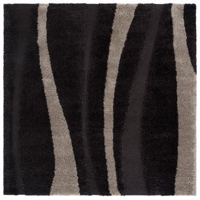 Angle Shag Performance Abstract Rug