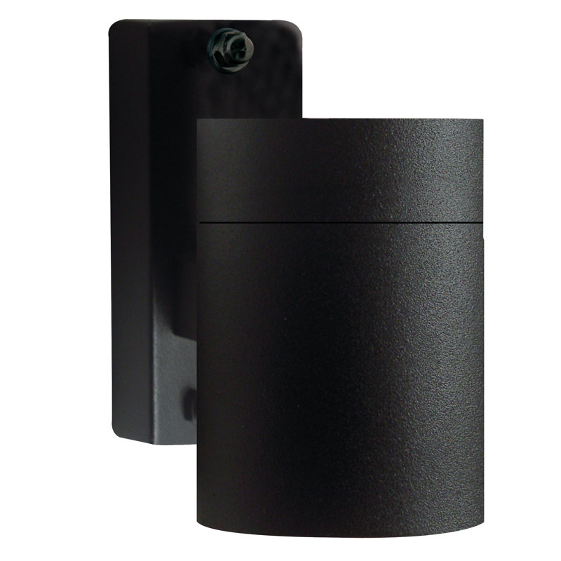 Scandinavian Outdoor Armed Sconce, Black